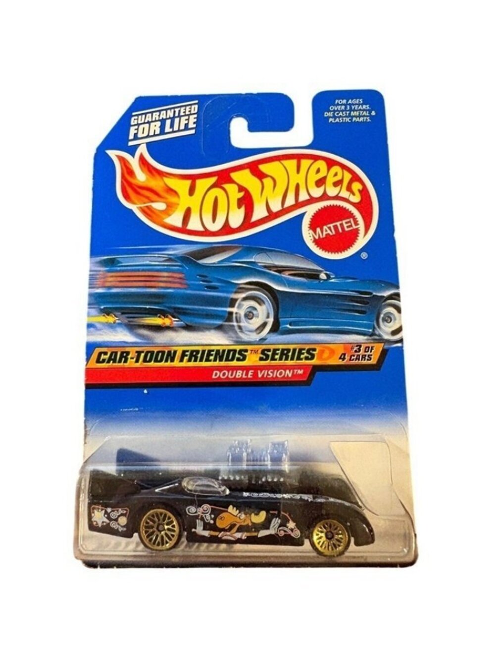 Vintage Die Cast Hot Wheels Car-Toon Friends Series Double Vision 21335 1998
